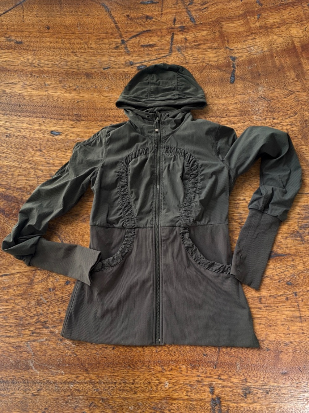 Lululemon Dance Studio Jacket III Reversible Full Zip Deep Coal Size 6 - Picture 2 of 15
